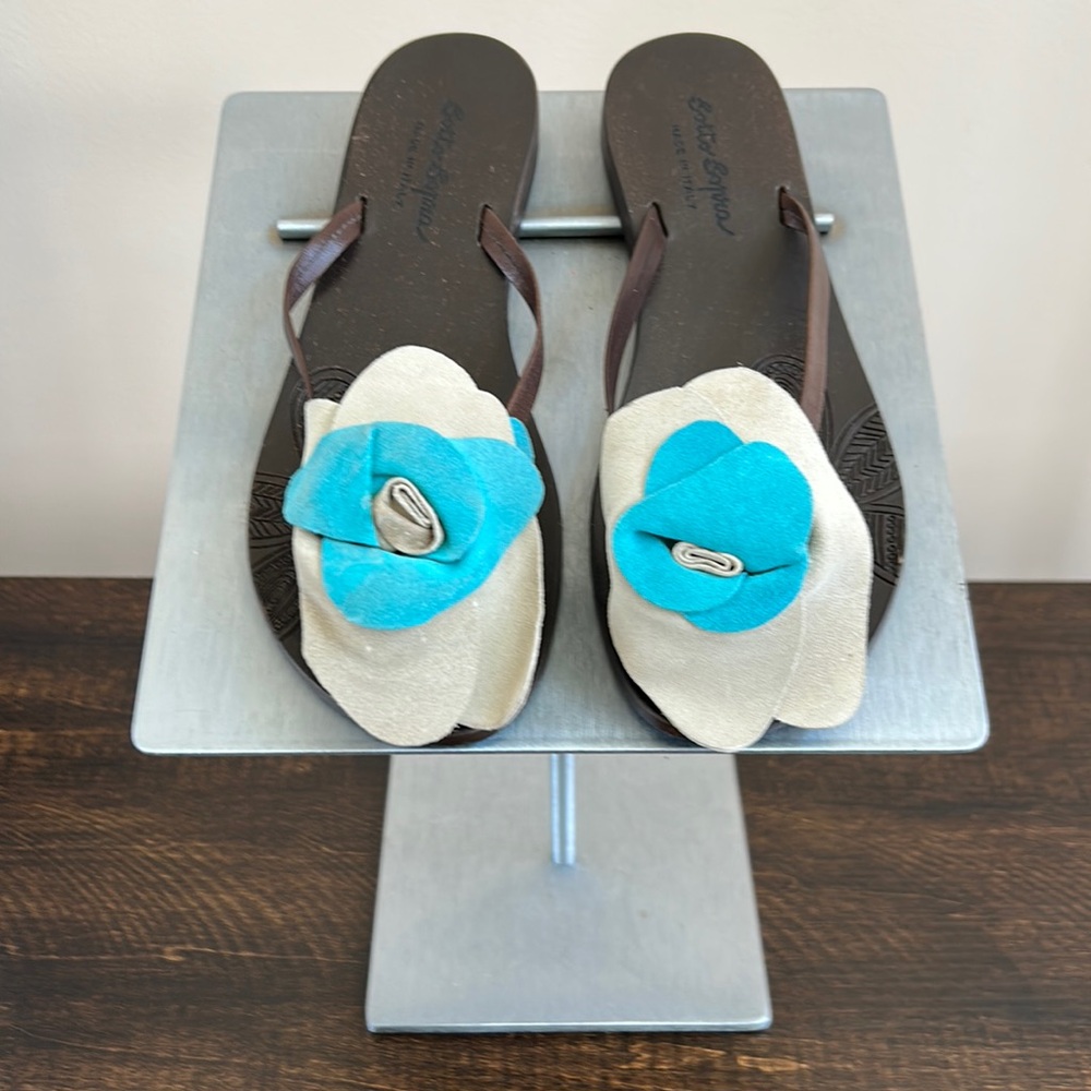 SOTTO SOPRA LEATHER SANDALS